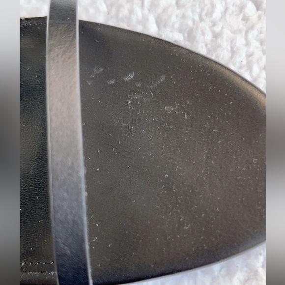 Saint Laurent Cassandra  YSL Logo Calfskin Flat Sandals - Picture 6 of 16